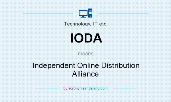 What does IODA mean? It stands for Independent Online Distribution Alliance