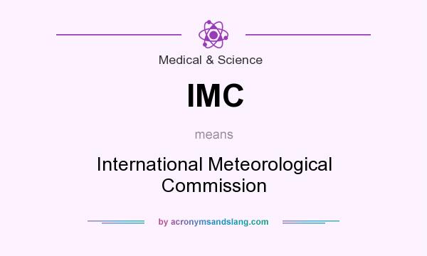 What does IMC mean? It stands for International Meteorological Commission