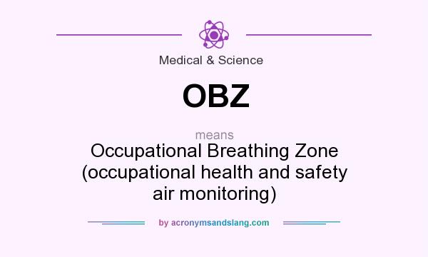 What does OBZ mean? It stands for Occupational Breathing Zone (occupational health and safety air monitoring)
