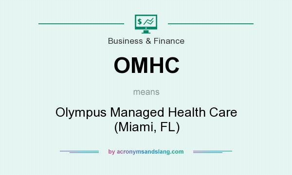 What does OMHC mean? It stands for Olympus Managed Health Care (Miami, FL)