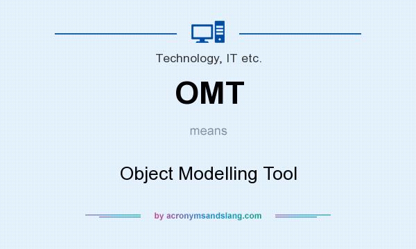 What does OMT mean? It stands for Object Modelling Tool