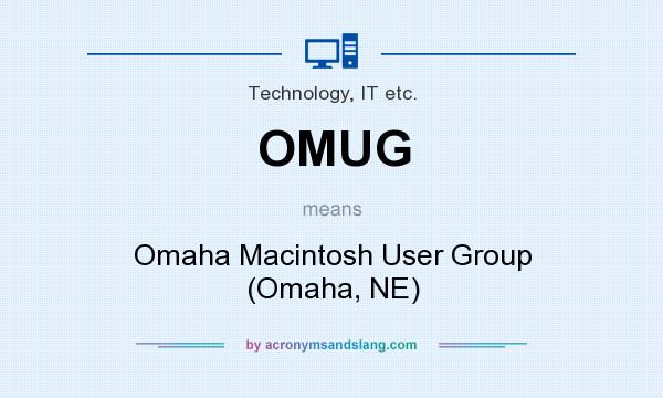 What does OMUG mean? It stands for Omaha Macintosh User Group (Omaha, NE)