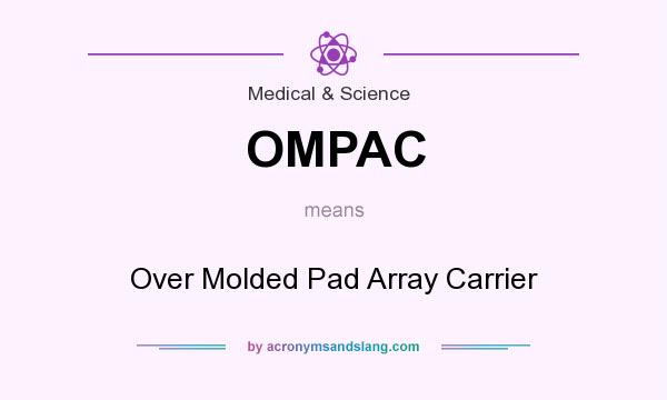What does OMPAC mean? It stands for Over Molded Pad Array Carrier