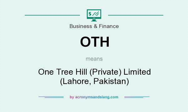 What does OTH mean? It stands for One Tree Hill (Private) Limited (Lahore, Pakistan)