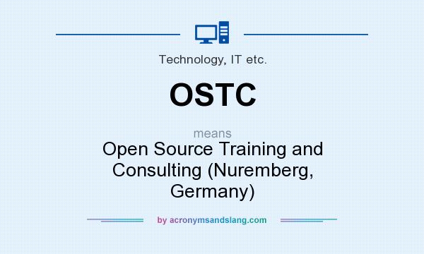 What does OSTC mean? It stands for Open Source Training and Consulting (Nuremberg, Germany)