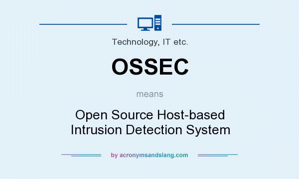What does OSSEC mean? It stands for Open Source Host-based Intrusion Detection System