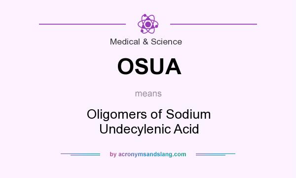 What does OSUA mean? It stands for Oligomers of Sodium Undecylenic Acid