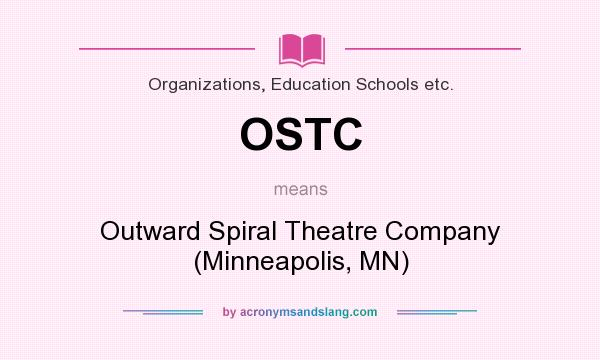 What does OSTC mean? It stands for Outward Spiral Theatre Company (Minneapolis, MN)