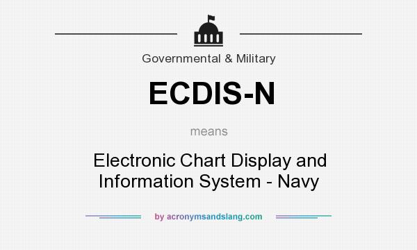 What does ECDIS-N mean? It stands for Electronic Chart Display and Information System - Navy