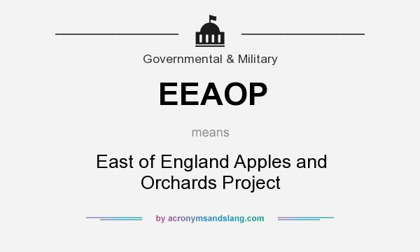 What does EEAOP mean? It stands for East of England Apples and Orchards Project
