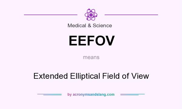 What does EEFOV mean? It stands for Extended Elliptical Field of View