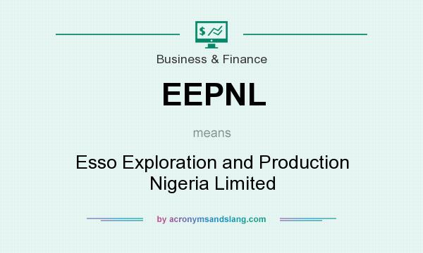 What does EEPNL mean? It stands for Esso Exploration and Production Nigeria Limited