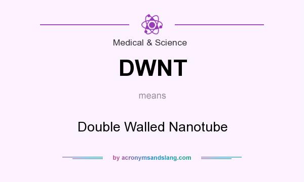 What does DWNT mean? It stands for Double Walled Nanotube