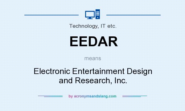 What does EEDAR mean? It stands for Electronic Entertainment Design and Research, Inc.