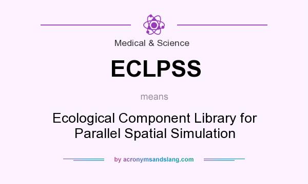 What does ECLPSS mean? It stands for Ecological Component Library for Parallel Spatial Simulation