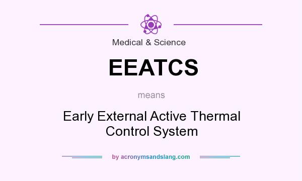 What does EEATCS mean? It stands for Early External Active Thermal Control System