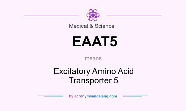 What does EAAT5 mean? It stands for Excitatory Amino Acid Transporter 5