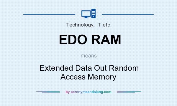 What does EDO RAM mean? It stands for Extended Data Out Random Access Memory