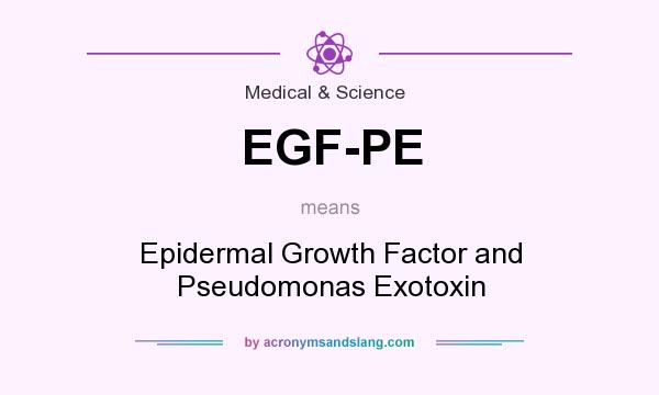 What does EGF-PE mean? It stands for Epidermal Growth Factor and Pseudomonas Exotoxin
