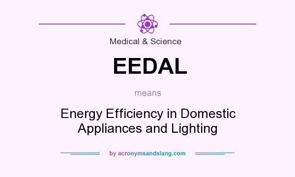 What does EEDAL mean? It stands for Energy Efficiency in Domestic Appliances and Lighting