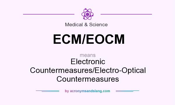 What does ECM/EOCM mean? It stands for Electronic Countermeasures/Electro-Optical Countermeasures