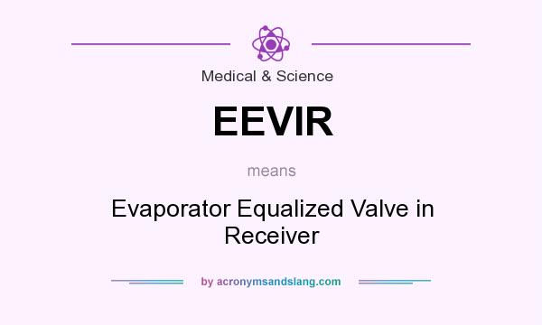 What does EEVIR mean? It stands for Evaporator Equalized Valve in Receiver