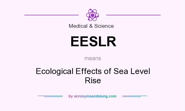 What does EESLR mean? It stands for Ecological Effects of Sea Level Rise