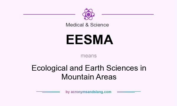 What does EESMA mean? It stands for Ecological and Earth Sciences in Mountain Areas