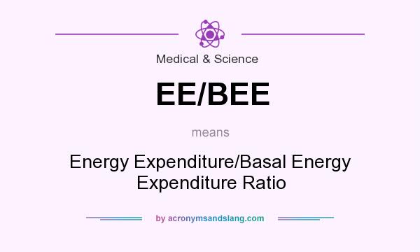 What does EE/BEE mean? It stands for Energy Expenditure/Basal Energy Expenditure Ratio