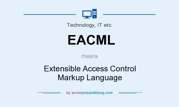 What does EACML mean? It stands for Extensible Access Control Markup Language