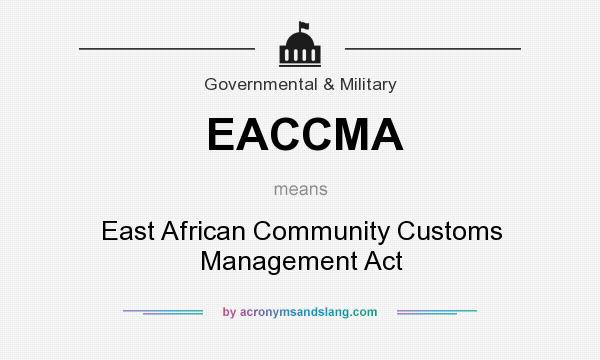 What does EACCMA mean? It stands for East African Community Customs Management Act