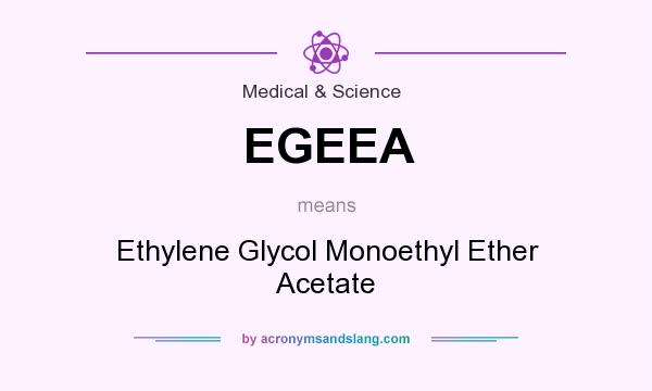 What does EGEEA mean? It stands for Ethylene Glycol Monoethyl Ether Acetate