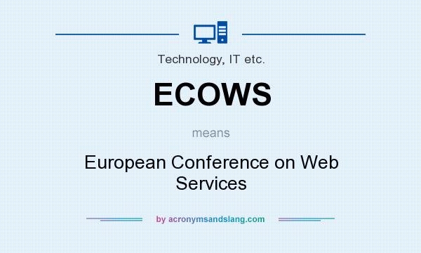 What does ECOWS mean? It stands for European Conference on Web Services