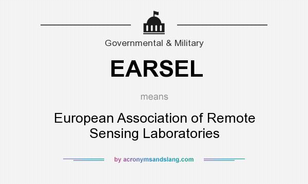 What does EARSEL mean? It stands for European Association of Remote Sensing Laboratories