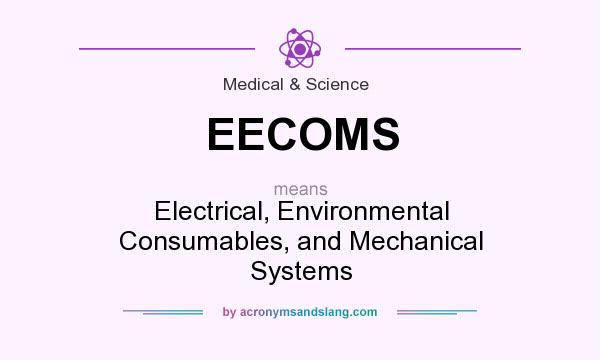 What does EECOMS mean? It stands for Electrical, Environmental Consumables, and Mechanical Systems