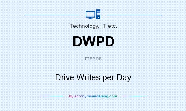 What does DWPD mean? It stands for Drive Writes per Day
