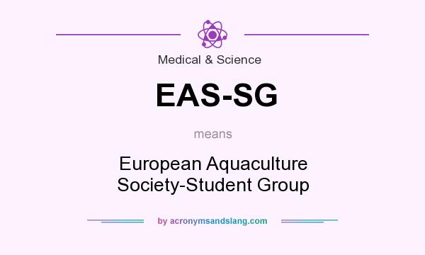 What does EAS-SG mean? It stands for European Aquaculture Society-Student Group
