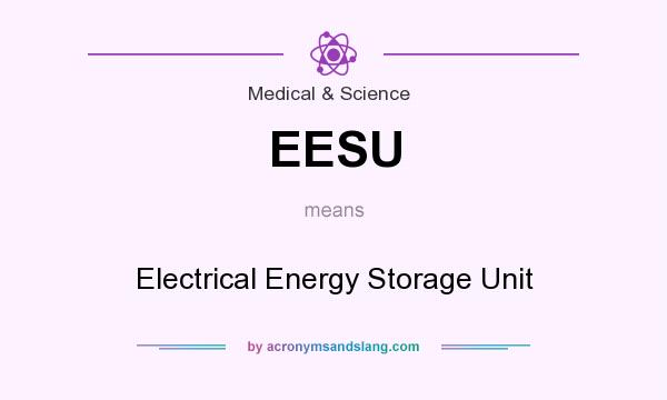 What does EESU mean? It stands for Electrical Energy Storage Unit