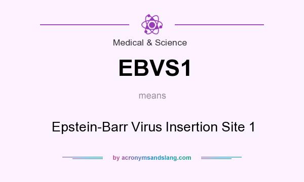 What does EBVS1 mean? It stands for Epstein-Barr Virus Insertion Site 1