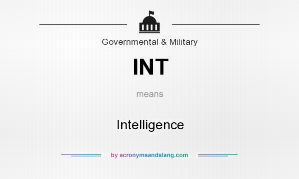 What does INT mean? It stands for Intelligence
