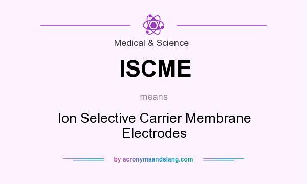 What does ISCME mean? It stands for Ion Selective Carrier Membrane Electrodes