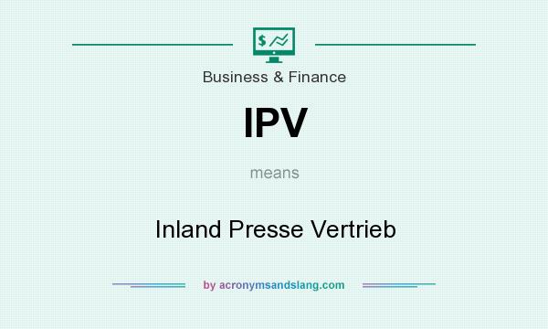 What does IPV mean? It stands for Inland Presse Vertrieb