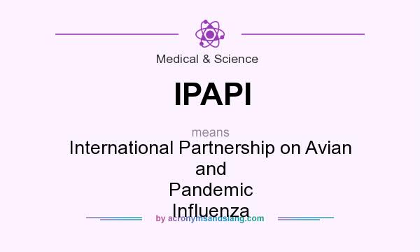 What does IPAPI mean? It stands for International Partnership on Avian and Pandemic Influenza