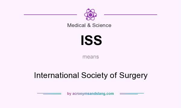 What does ISS mean? It stands for International Society of Surgery