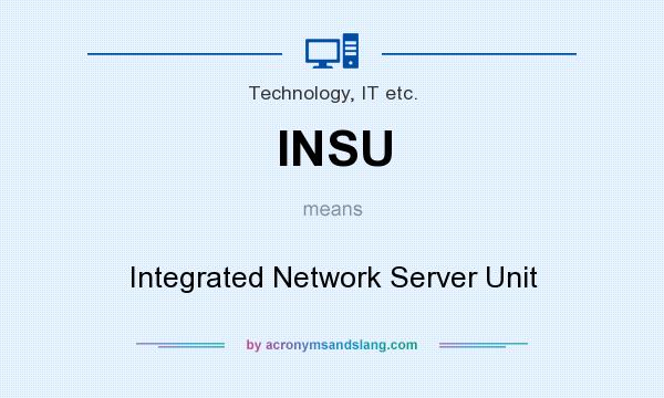 What does INSU mean? It stands for Integrated Network Server Unit