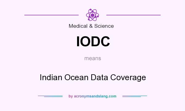What does IODC mean? It stands for Indian Ocean Data Coverage