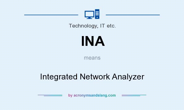 What does INA mean? It stands for Integrated Network Analyzer