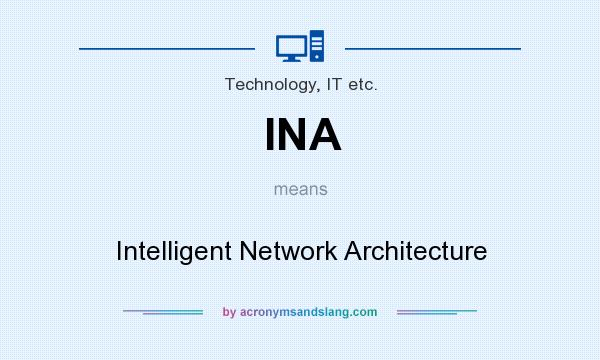 What does INA mean? It stands for Intelligent Network Architecture
