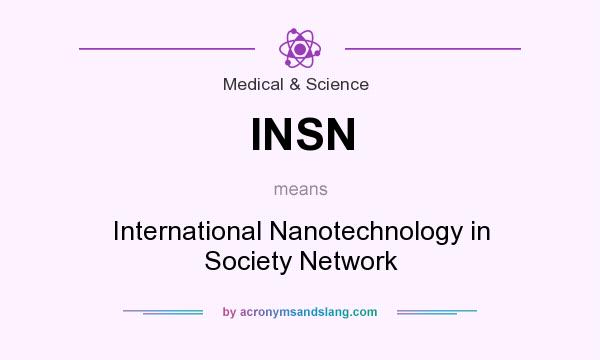 What does INSN mean? It stands for International Nanotechnology in Society Network