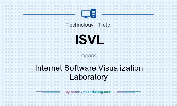 What does ISVL mean? It stands for Internet Software Visualization Laboratory